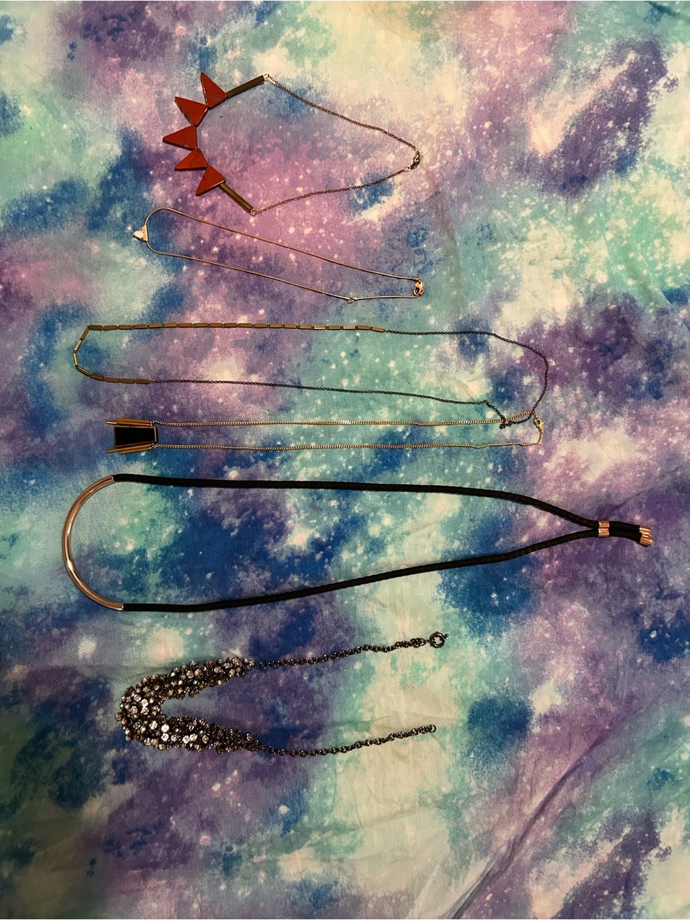 Lot of 6 necklaces from Madewell, Etsy and & Other Stories